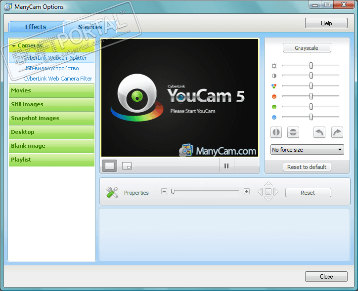 what is cyberlink webcam splitter 6.0